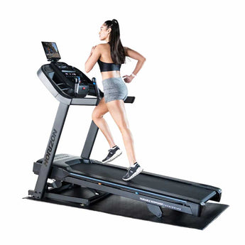 Equipment mat for cardio gear like treadmills